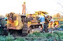 Pete brought his cable-operated D7 dozer to try to help Daron break the D7-3T free from the dirt, but are not having much luck.<br>The D7-3T is being dragged with unresponsive tracks