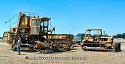 Self-Propelled Combine/Threshing unit on crawler tracks