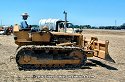 Caterpillar D4 with hydraulic bulldozer blade
