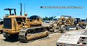 Caterpillar D7 with towed road grader