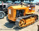Lineup of nicely restored Cletrac tractors and dozers