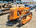 Lineup of nicely restored Cletrac tractors and dozers