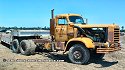 FWD 6x6 semi-tractor with lowboy trailer