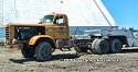 FWD 6x6 semi-tractor with lowboy trailer