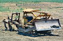 Pete's fantastic D7 cable dozer towing my Grandfather's former cable-operated ripper unit, at the Best Harvest Spectacular show in Woodland, CA
