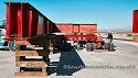 Assembly of road transport heavy-haul trailer