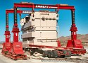 Another transformer brought in via one of Emmert's heavy-duty 
                    rail flatcars