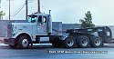 Freightliner with Triple Rear Axles and Heavy-Duty Removable Gooseneck Lowboy Trailer