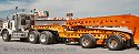 Pan-Western Trucking Company Kenworth T800 Wide-Hood with Heavy-Duty Lowboy