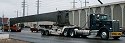 Kenworth with beam for Las Vegas Monorail mounted on Heavy-Duty 
                    Lowboy Dollies