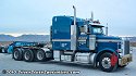 Peterbilt 378 with rear pusher axle