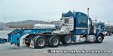 Peterbilt 378 with rear pusher axle