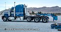 Peterbilt 378 with rear pusher axle